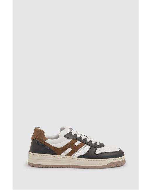 Hogan White Leather And Suede Trainers for men