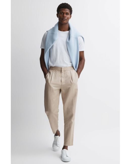 Thin linen shop trousers
