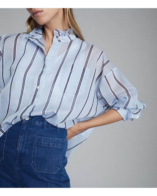 Reiss Avera - Cotton Silk Blend Shirt 