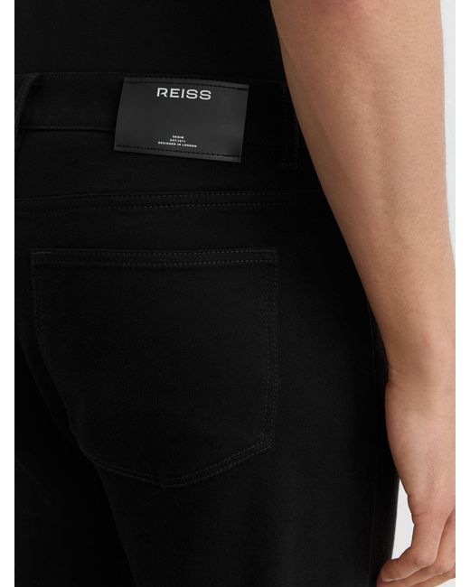 Reiss Blue Bleaker Jeans Cotton Plain for men