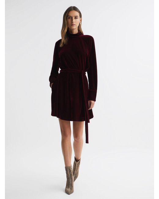 Reiss Brown Sock Boots
