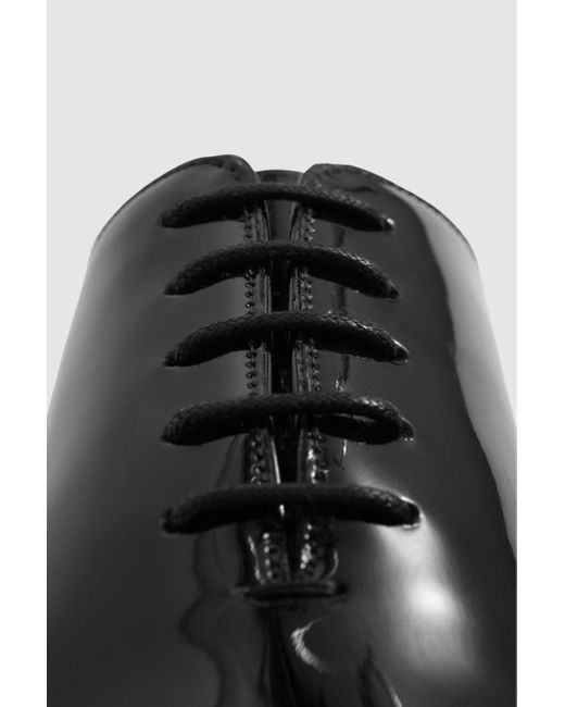Reiss Mead - Black Patent Leather Lace-up Shoes for men