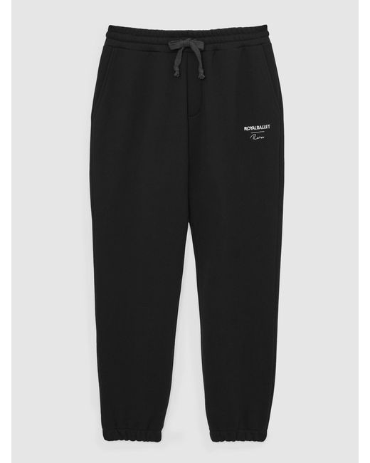 Reiss Jeté - Washed Black | Royal Ballet Cuffed Joggers, L for men