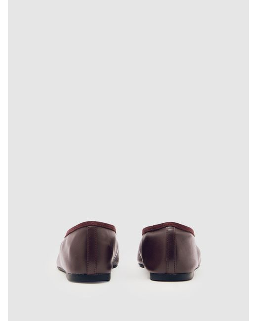 Reiss Multicolor Nappa Leather Ballet Flats