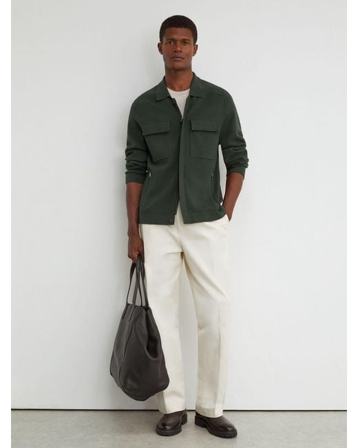 Reiss Green Cardigan for men