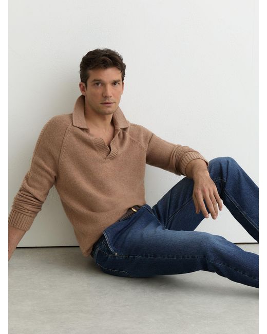 Reiss Blue Straight-Leg Jeans for men