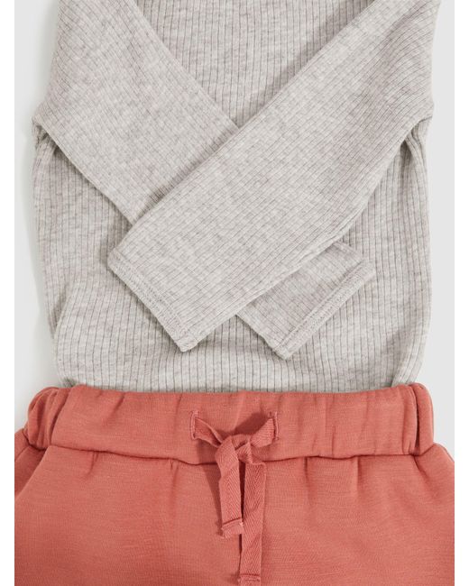 Reiss Multicolor Jersey Trousers And Bodysuit Set