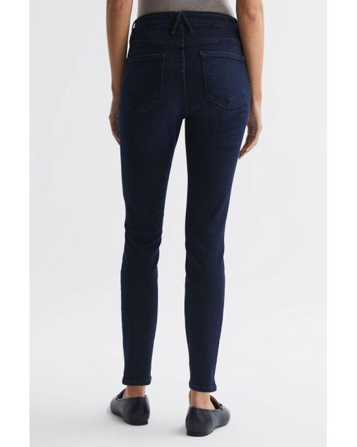 GOOD AMERICAN Blue Mid Legs Sculpting Skinny Jeans