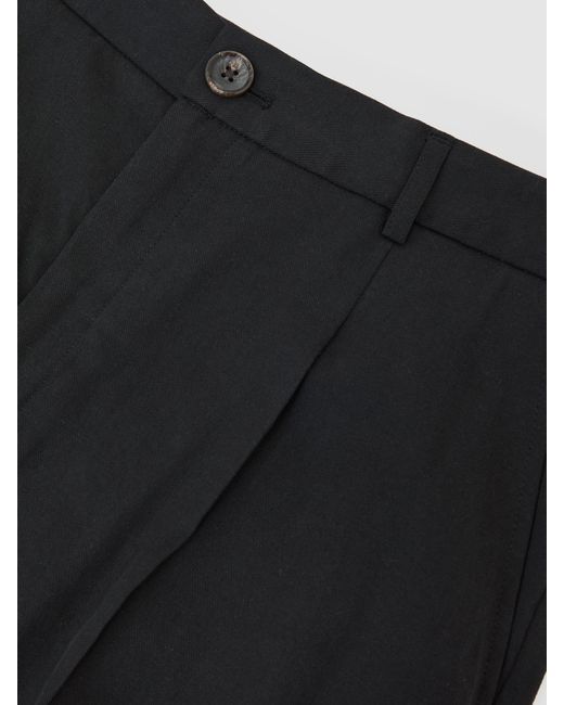 Les Deux Natural Deux Twill Pleated Suiting Shorts for men