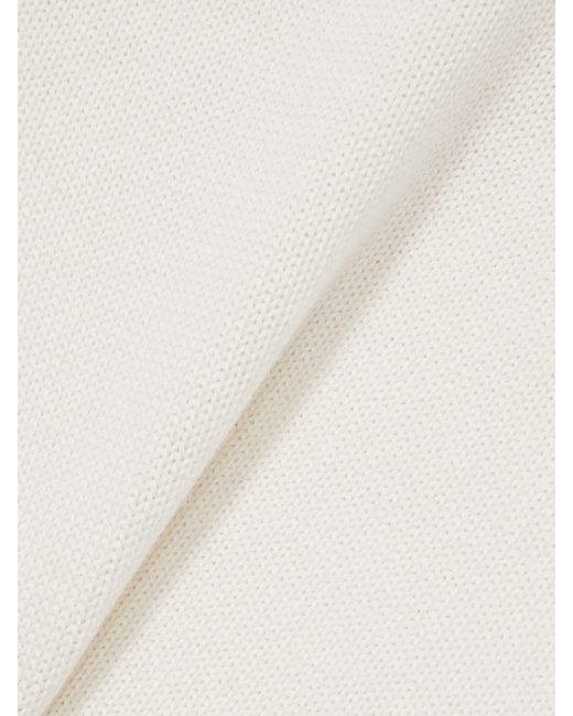 Reiss Natural Cotton And Wool Crew-Neck Top