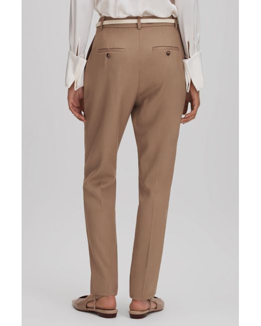 Reiss Natural Petite Wren Slim Fit Suit Trousers