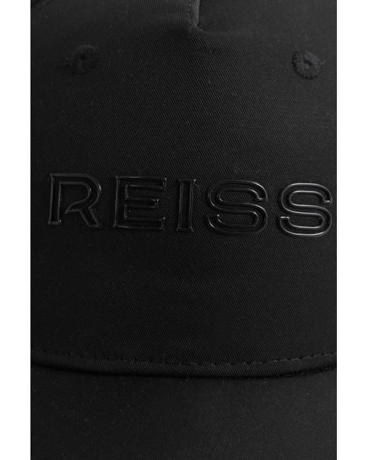 Reiss Blaze - Black Logo Baseball Cap, One for men