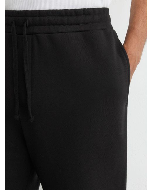 Reiss White Cotton Heavyweight Straight-Leg Joggers for men