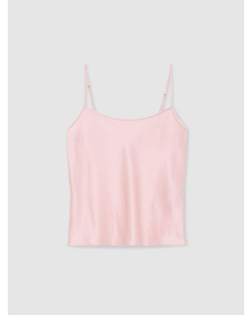 Reiss Pink Silk Cami Top