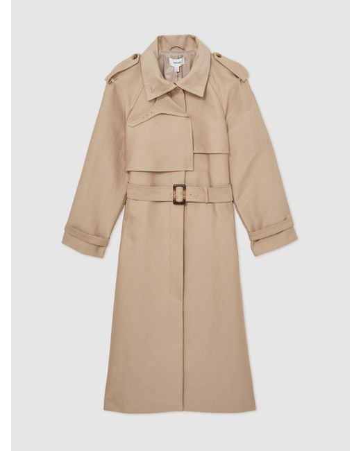 Reiss Natural Trench Coat