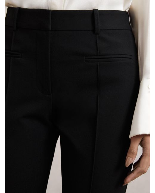 Reiss Natural Pintuck Tapered Trousers
