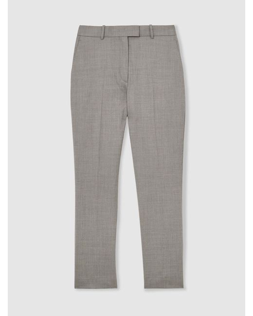 Reiss Natural Wool-Blend Slim-Leg Trousers