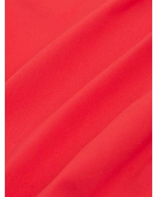 Reiss Red High Cut Bikini Bottoms