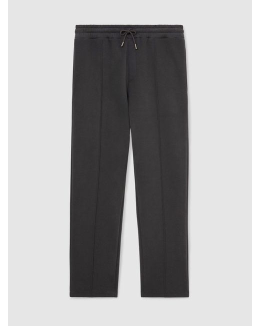 Reiss Red Cotton-Blend Drawstring Joggers for men