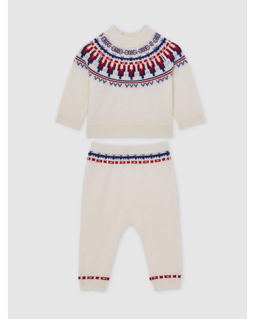 Reiss Natural Cashmere Jumper And Leggings Set