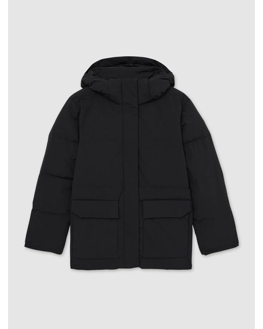 Scandinavian Edition Black Padded Coat