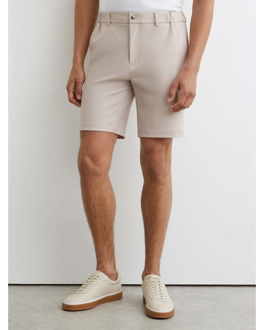 Reiss White Technical Stretch Shorts for men