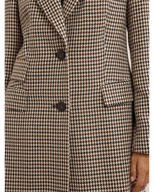 Reiss Natural Wool-Blend Single-Breasted Coat