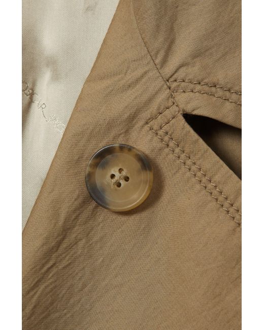 Oscar Jacobson Natural Cotton Trench Coat for men