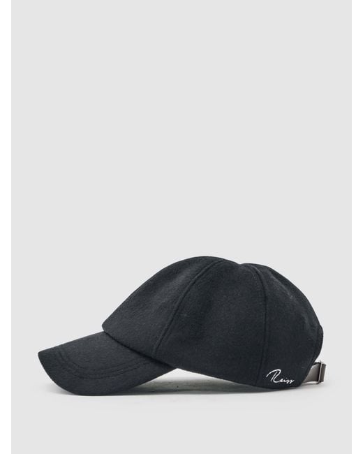 Reiss Blue Sable - Navy Wool-blend Baseball Cap, One for men