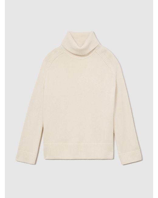 Reiss Natural Wool-Cashmere Roll-Neck Jumper