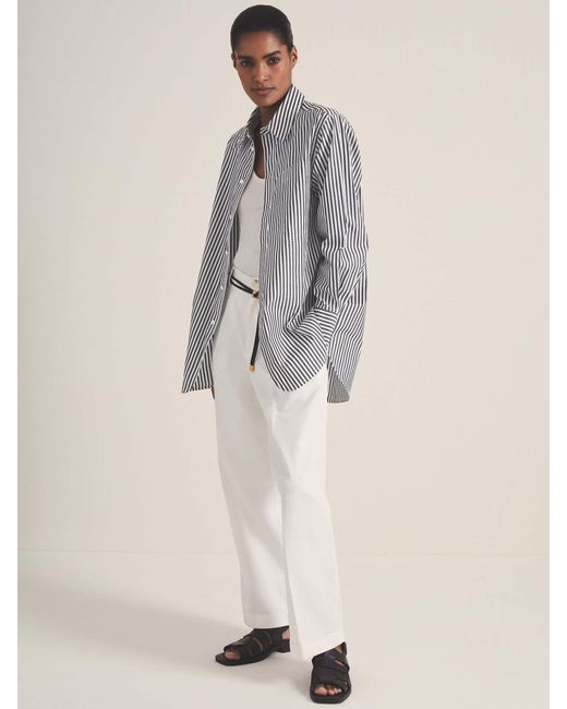 Reiss Natural Reiss White & Navy