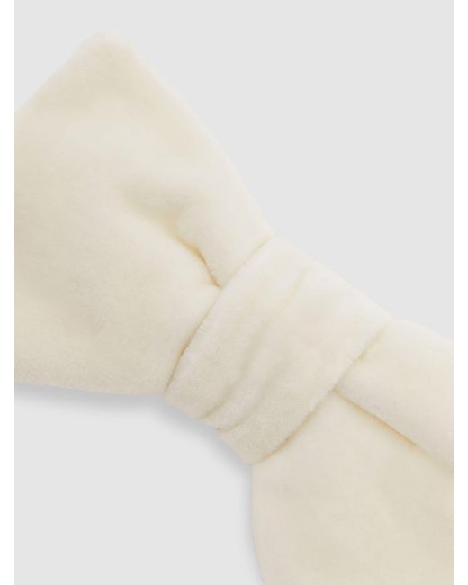 Reiss Natural Hike Velvet Bow Tie for men