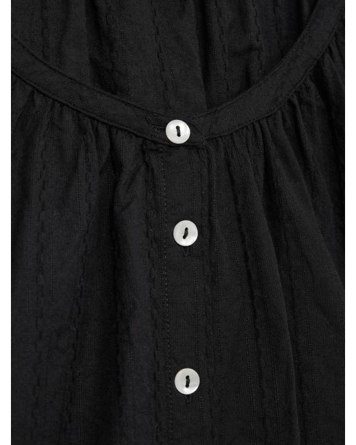 MILLE Black Naomi Top Textured