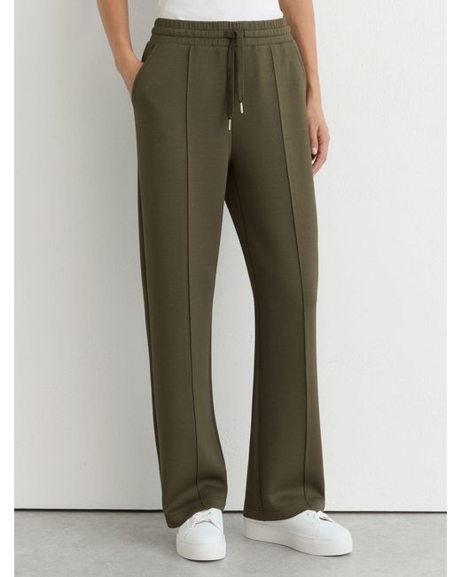 Reiss Multicolor Premium Interlock Wide-Leg Joggers