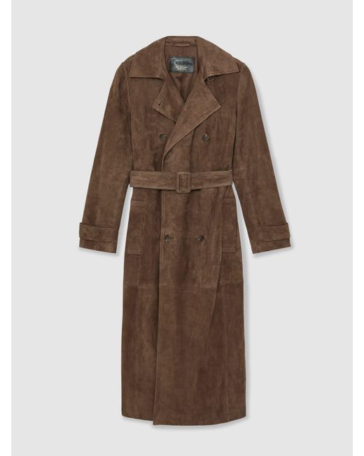 Reiss Natural Hattie Petite Belted Trench Coat