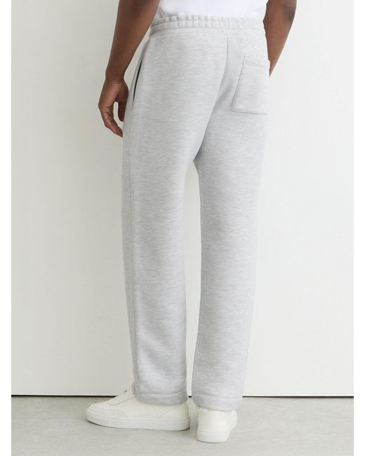 Reiss White Tanner - Grey Melange Cotton-blend Heavyweight Joggers, Xs for men