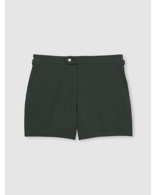 Reiss Blue Side-Adjuster Swim Shorts for men