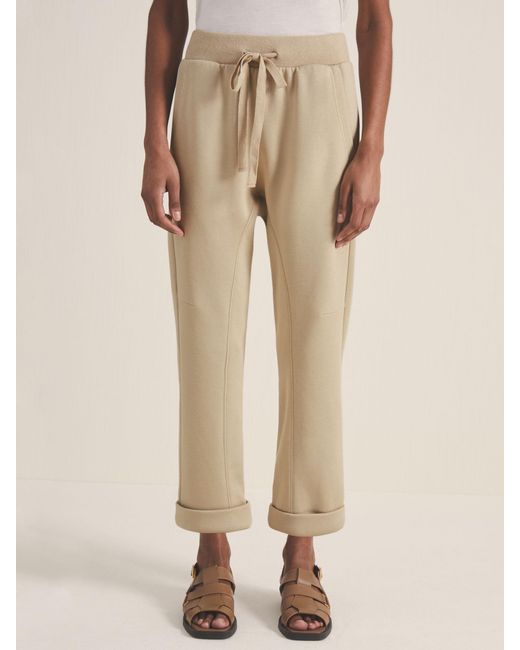 Reiss Natural Brandon - Mink | Les 100 Ciels Jersey Joggers, Xs (us 2)