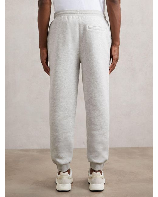 Reiss Natural Cotton-Blend Drawstring Joggers for men