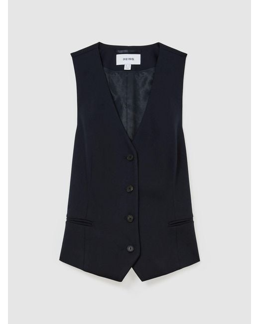 Reiss Blue Waistcoats