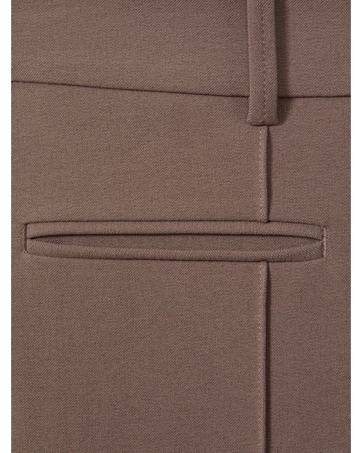Reiss Natural Petite High Rise Flared Trousers