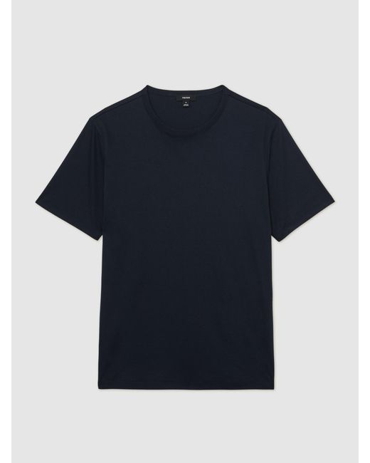 Reiss Blue Count - Navy Air-water Cotton Tailored-fit T-shirt, M for men