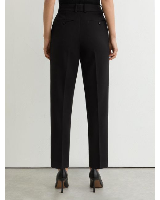 Reiss Black Gabi Polyester Suit Trousers