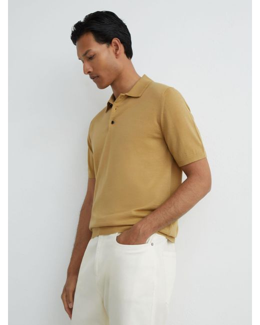 Reiss White Manor - Yellow Polo Shirt, S for men