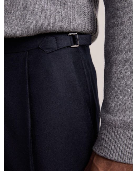 Reiss Natural Stretch-Cotton Tapered Trousers for men
