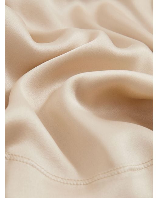 Reiss Natural Silk-Front Cami Top