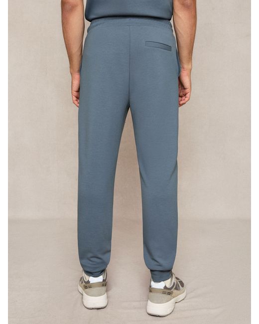 Reiss Blue Airforce Interlock Drawstring Joggers for men