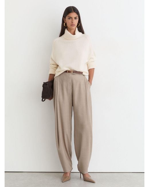 Reiss Natural Wool-Cashmere Roll-Neck Jumper