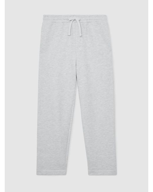Reiss White Tanner - Grey Melange Cotton-blend Heavyweight Joggers, Xs for men