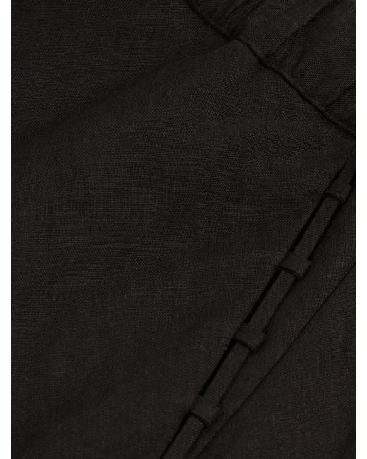 Reiss Natural Roxi - Black Slip Midi Skirt, Us 10
